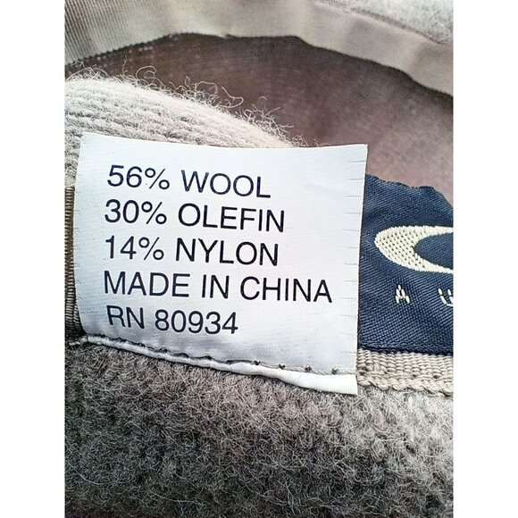 Bucket Hat August Vintage Wool Blend Wide-Brim Beige Women Fashion Accessory - Picture 8 of 11